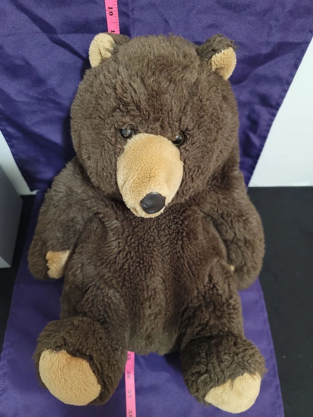 Cuddly Brown Bear Plush Stuffed Animal - Soft Teddy Toy